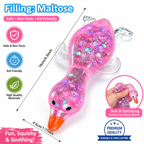 Jumbo squishy duck fidget - jumbo,