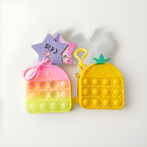 The box pop fidget keychain - box,