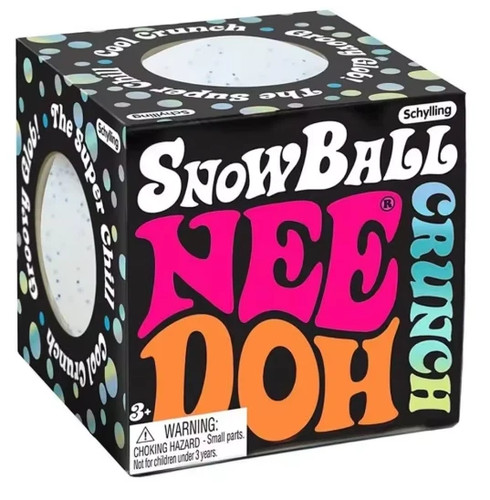 Needoh snowball crunch stress - snowball,