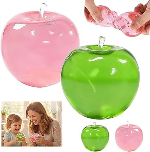 Green apple squishy stress - squishy,