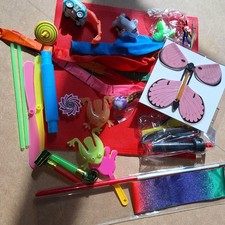 mixed set of toys for