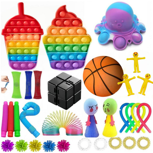 Pcs fidget toys bundle - bundle, push