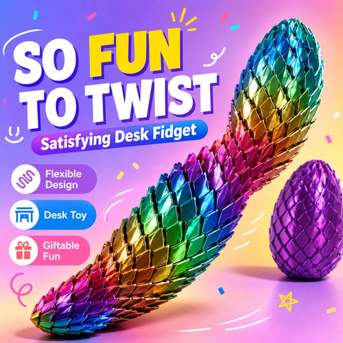 Twisted spiral dragon egg - twisted,