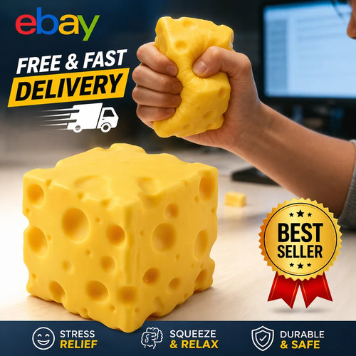 Squeeze cheese block - cheese, large