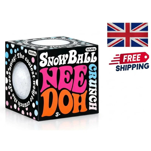 Needoh snow ball stress relief - snow,