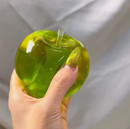 Green apple squishy - apple, stress