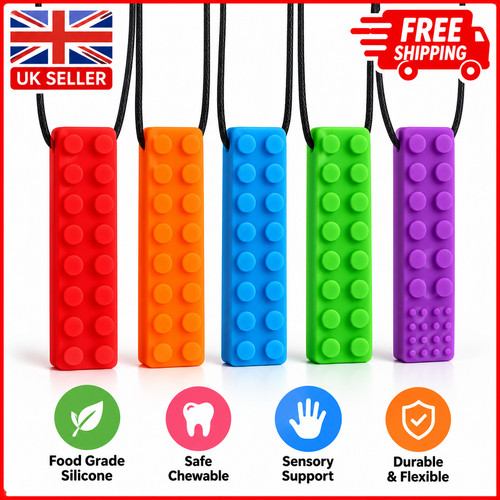 Brick chew necklace chewlery - brick,