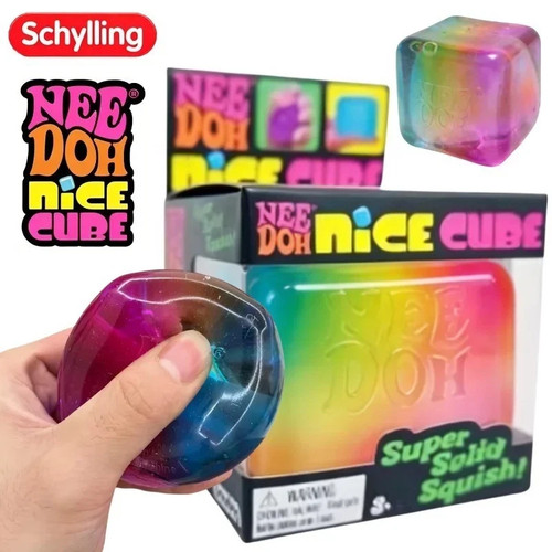Schylling needoh rainbow cube - needoh,