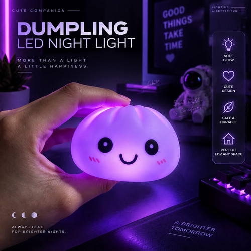 Glowing dumpling squishy - dumpling,