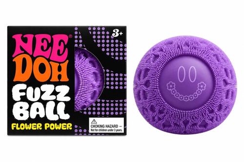 Needoh fuzz ball - fuzz, flower