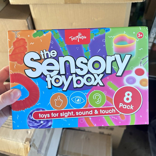 Toymania sensory toybox - 8, pack