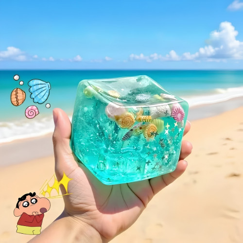 Ocean cube squishy - ocean, ball