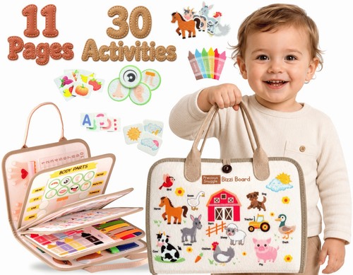 Busy board for toddlers - busy,