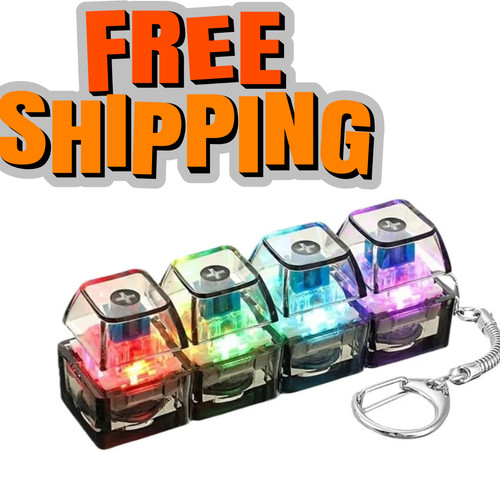 Light keyboard keychain - up,
