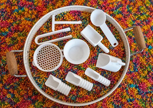 Set sensory toy tools - set,