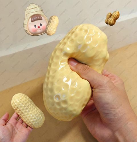 Peanut stress ball - ball, crunchy