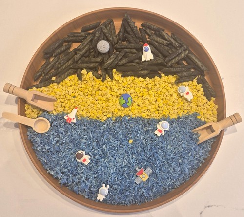 Space tactile sensory toy - space,