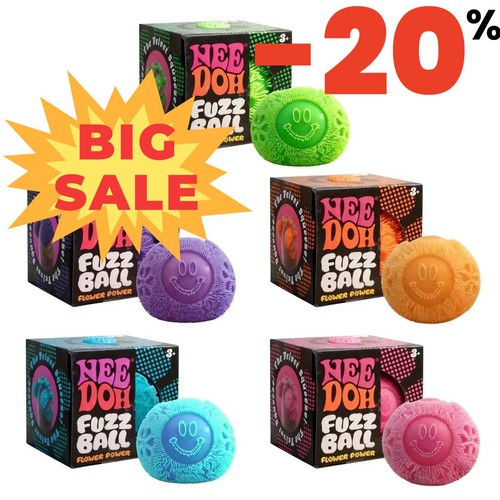 Nee doh fuzz ball soft - ball, stress