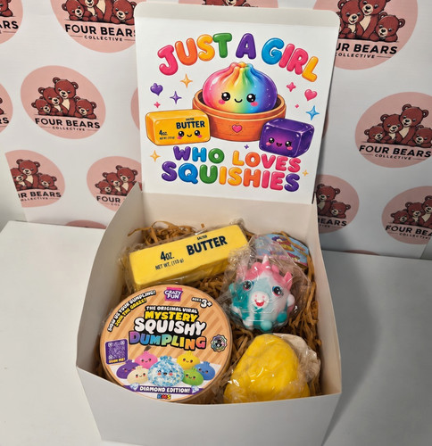 Personalised squishy gift box - squishy,