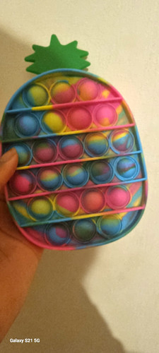 Pineapple silicone rainbow pop - pineapple,