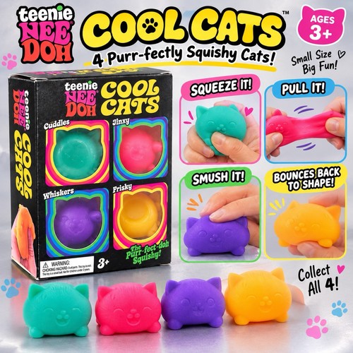 Needoh teenie cool cats - needoh, pack