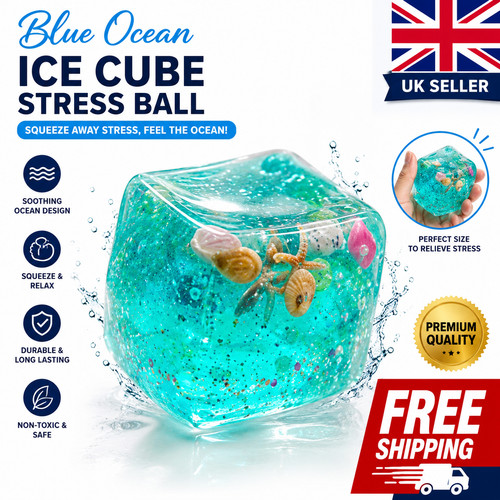 Ocean cube squishy stress - ocean, ball