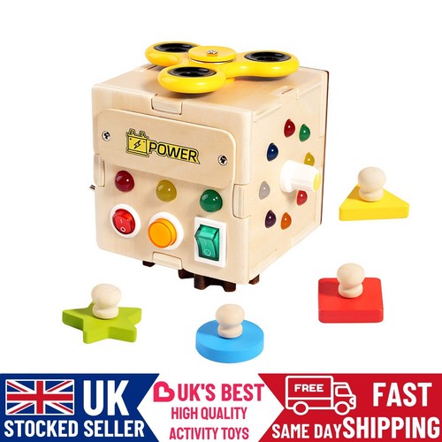 Wooden 6in1 montessori busy - montessori,
