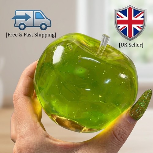Green apple squishy stress - apple,