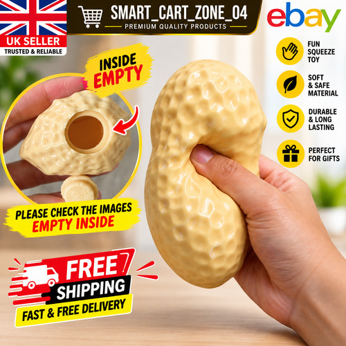 Peanut stress ball crunchy - peanut,